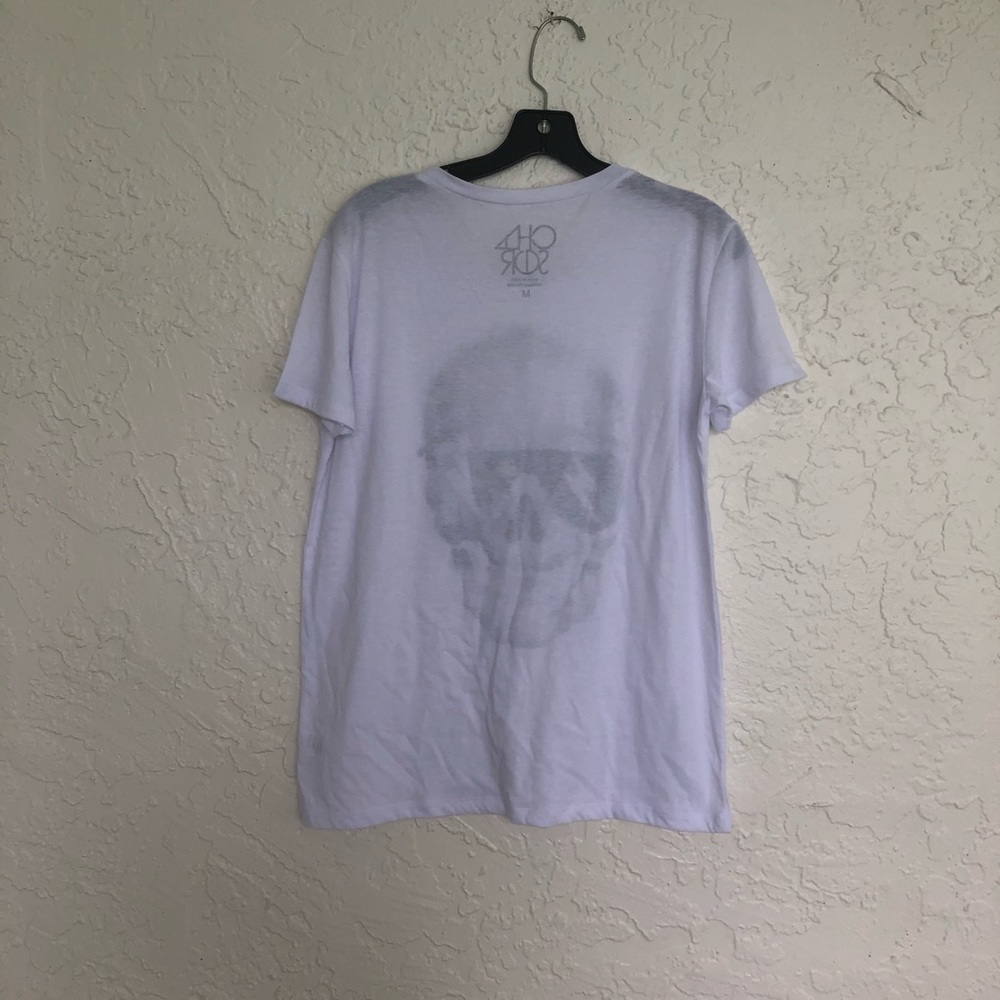 Chaser Lightening Skull Graphic Tee Shirt Hallowee - Picture 4 of 5